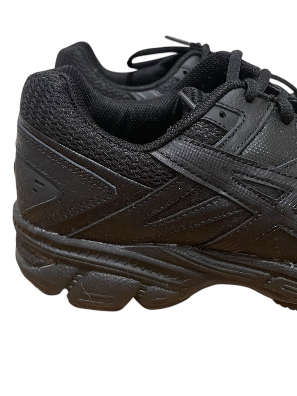 Asics Gel 190TR Black Running Training Sneakers Women Size 9.5 Wide 2E - Picture 2 of 10